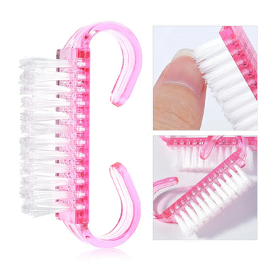 1/5/20Pcs Acrylic Nail Brush Pink Color